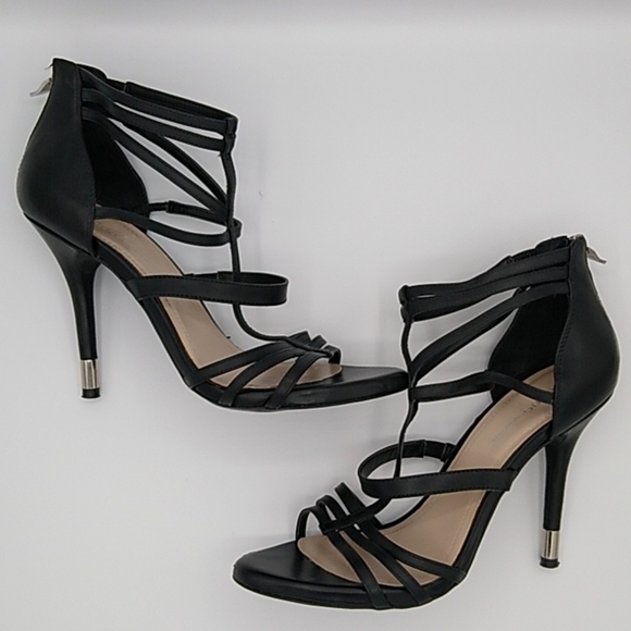 BCBGeneration Iliana Leather Heeled Sandals - Size 8.5 - Picture 3 of 16